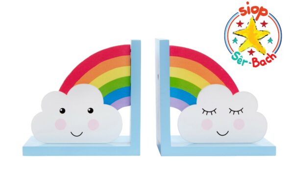 rainbow bookends