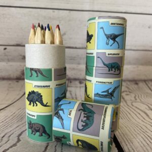 Dinosaur pencil set