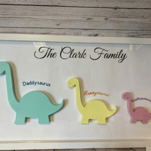 Family Dinosaur Frame