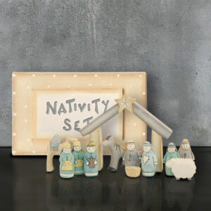 boxed nativity set