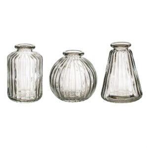A Plain Glass Bud Vases