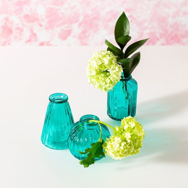 Turquoise bud vase 3