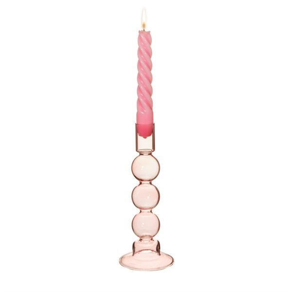 Pink candleholder 2