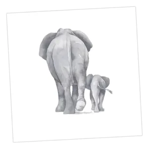 baby love elephants card