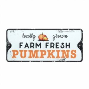 farm fresh pumpkin sign