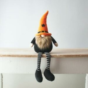 halloween gonk with orange hat