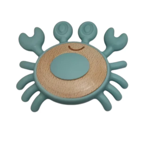Baby Crab Teether- ocean blue