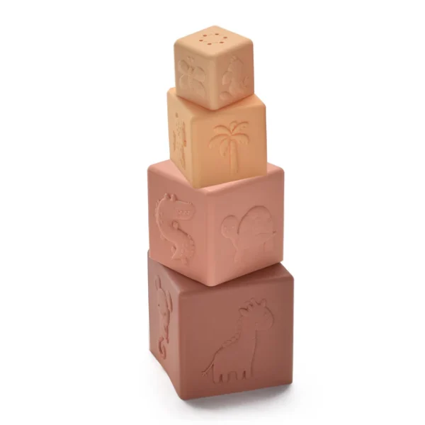 Baby Safari Stacking Cubes