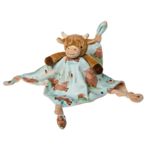Hetty highland cow character blanket