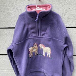 Lilac Pony Fleece