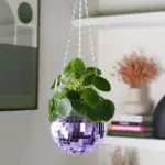 Disco Ball Planter- Lilac