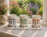 Nostalgic blooms mugs