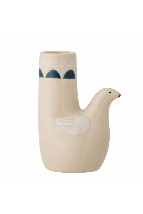 Trudy candle holder- beige