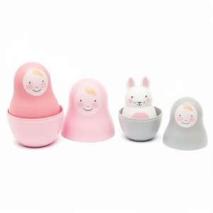 Rosa&Bo Nesting babies- pink