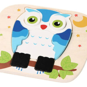 Raised puzzle- owl