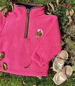 Fat Ponies Fleece Pink